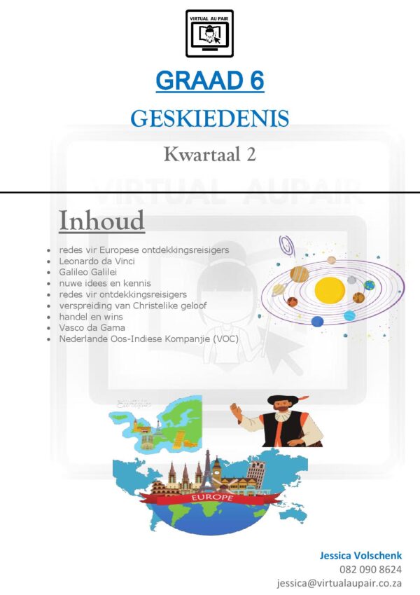 Graad 6 Geskiedenis Kwartaal 2