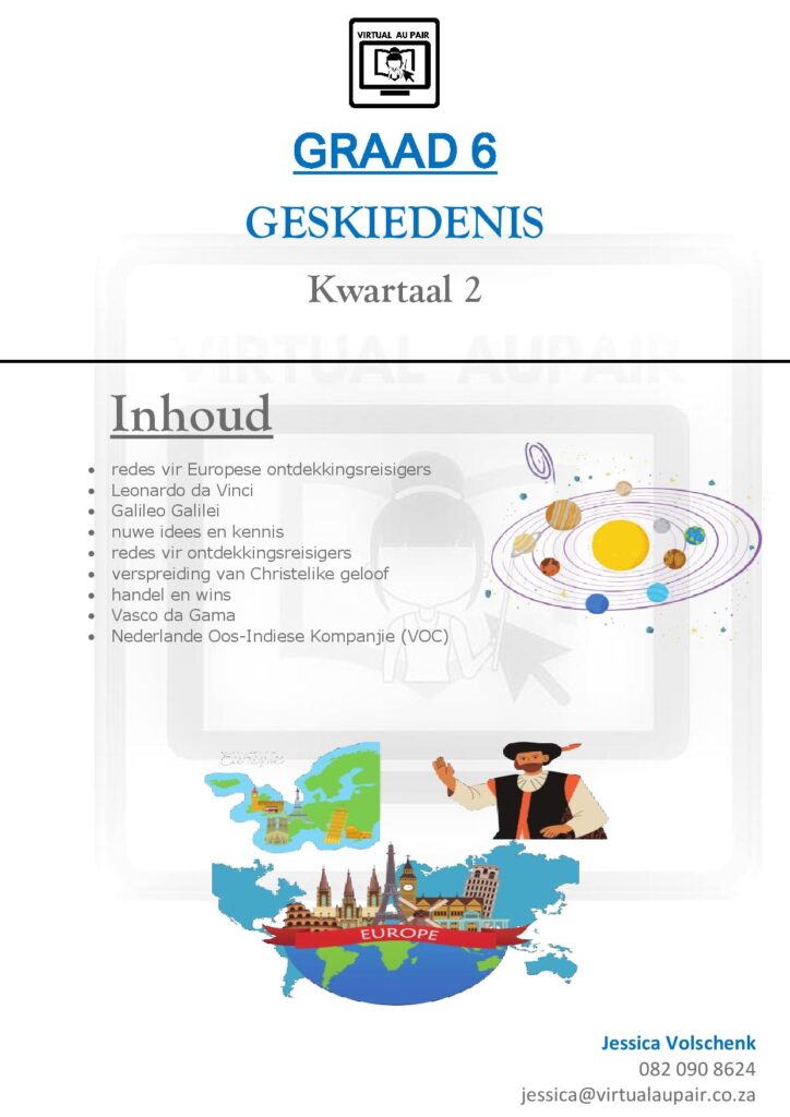 Graad 6 Geskiedenis Archives | Virtual Au Pair Shop