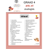 Graad 4/5 Afrikaans  Huistaal opsommings en oefentoetse kwartaal 1-4