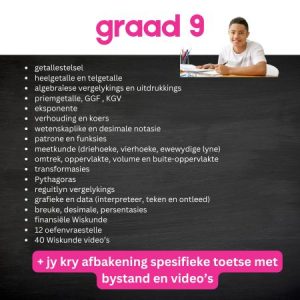 graad 9 wiskunde