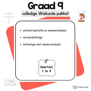 Graad 9 Wiskunde