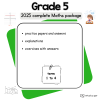 Grade 5 Maths PDF tests and answers 2025