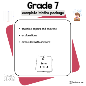 Grade 7 Maths