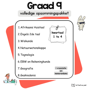 Graad 9 PDF opsommings en toetse 2026