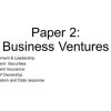 Grade 12 Business Studies PDF summary :Business Ventures