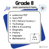 Grade 8 PDF summaries and tests with Mathematics