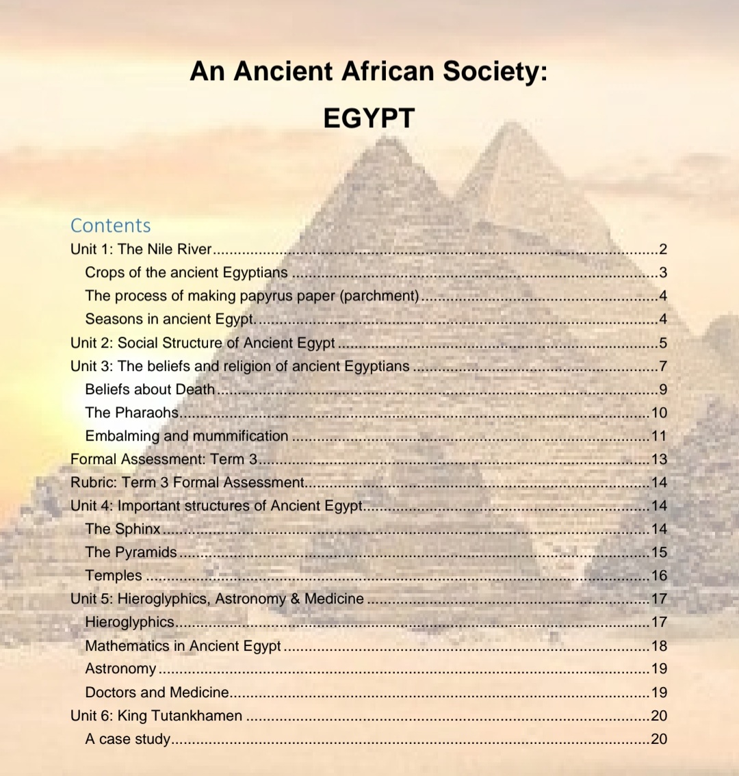 Grade 5 History Summary (Term 1 -4) - Image 5