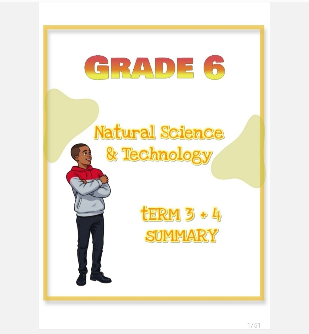 Grade 6 Natural Science and Technology Summary (Term 3 + 4)