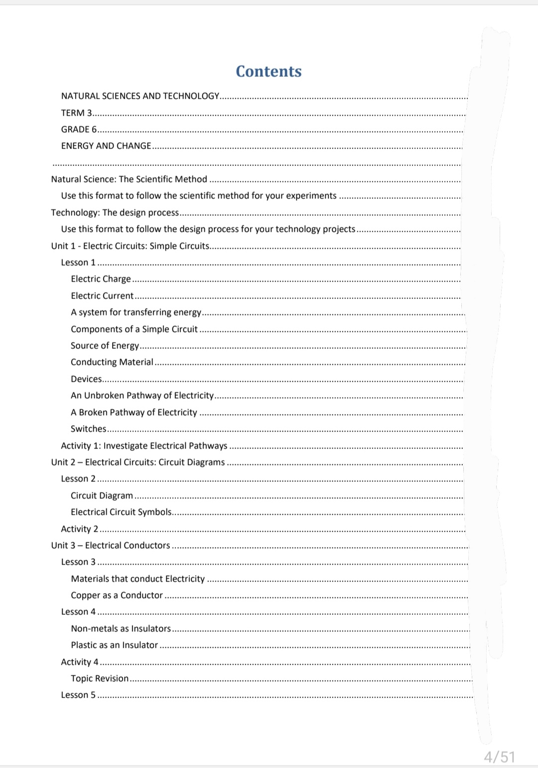 Grade 6 Natural Science and Technology Summary (Term 3 + 4) - Image 2