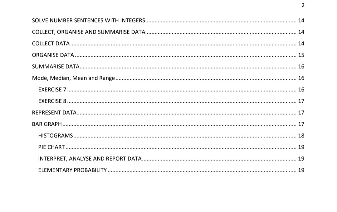 Grade 7 Mathematics Study kit (Term 3 + 4 ) - Image 6