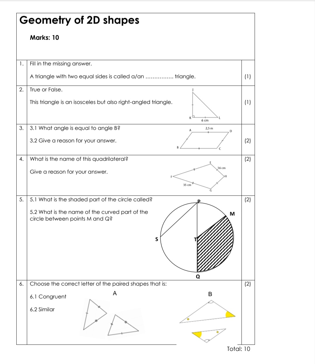 Grade 7 Mathematics Term 3 + 4 Revision - Image 6