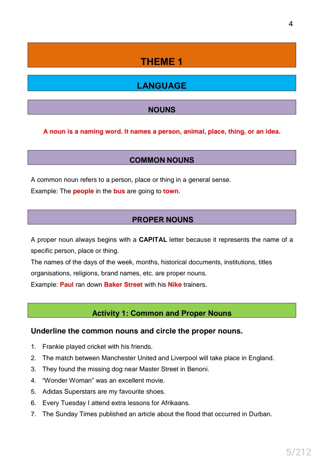 Grade 7 English Home Language Study Kit (Term 1 +2) - Image 4