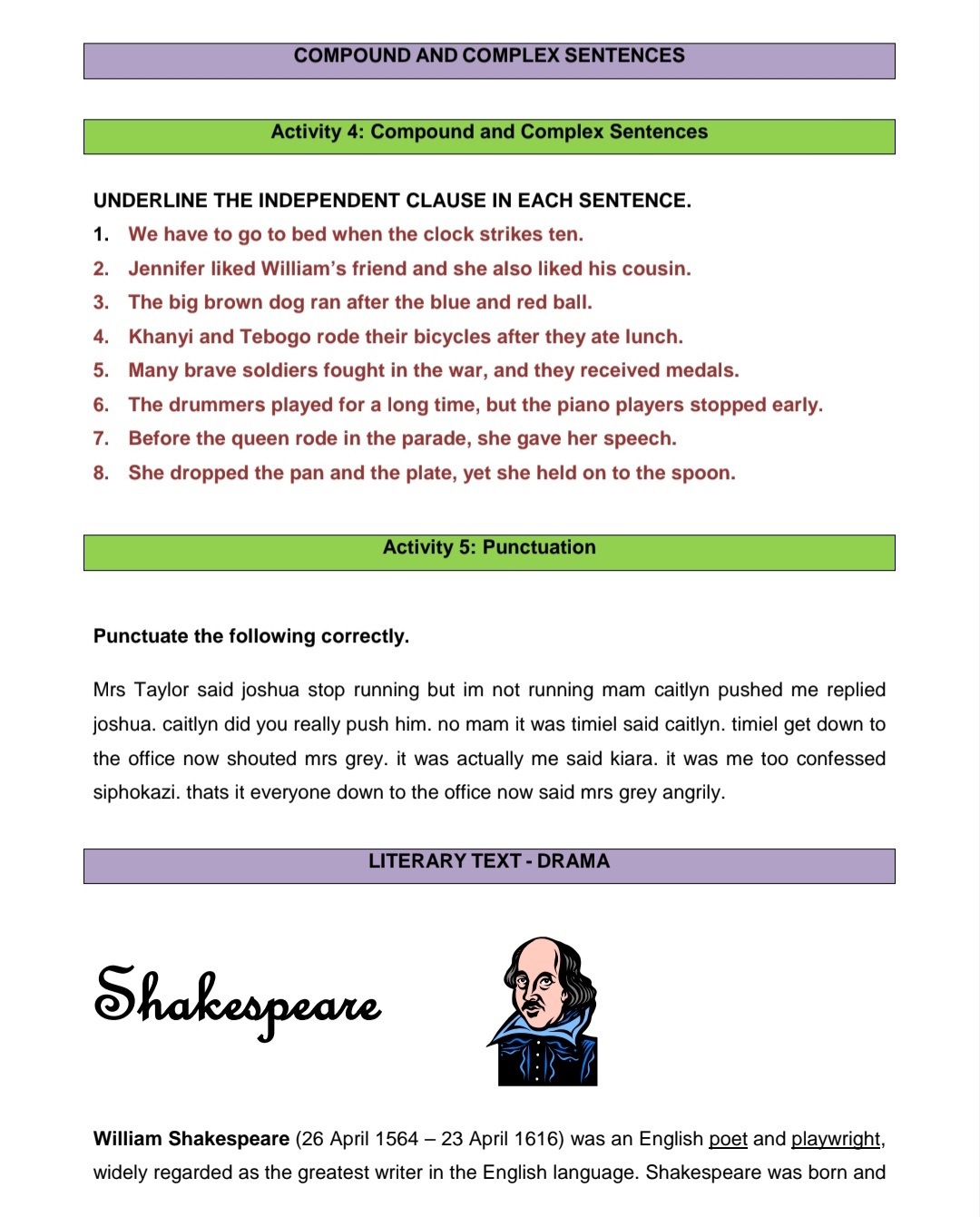 Grade 7 English Home Language Study Kit (Term 1 - 4) - Image 14