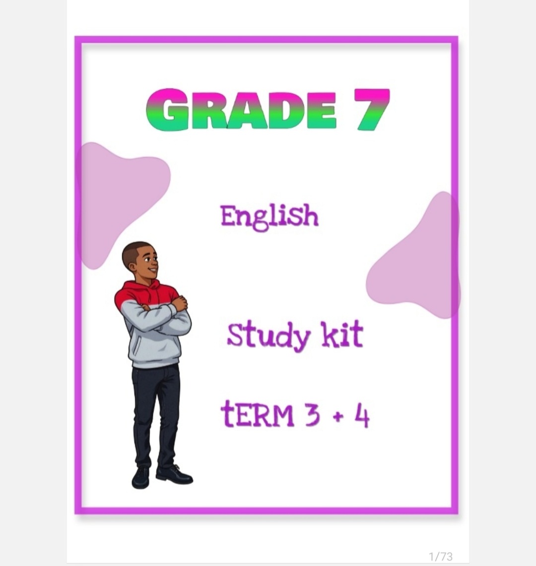 Grade 7 English Home Language Study Kit (Term 3 + 4)