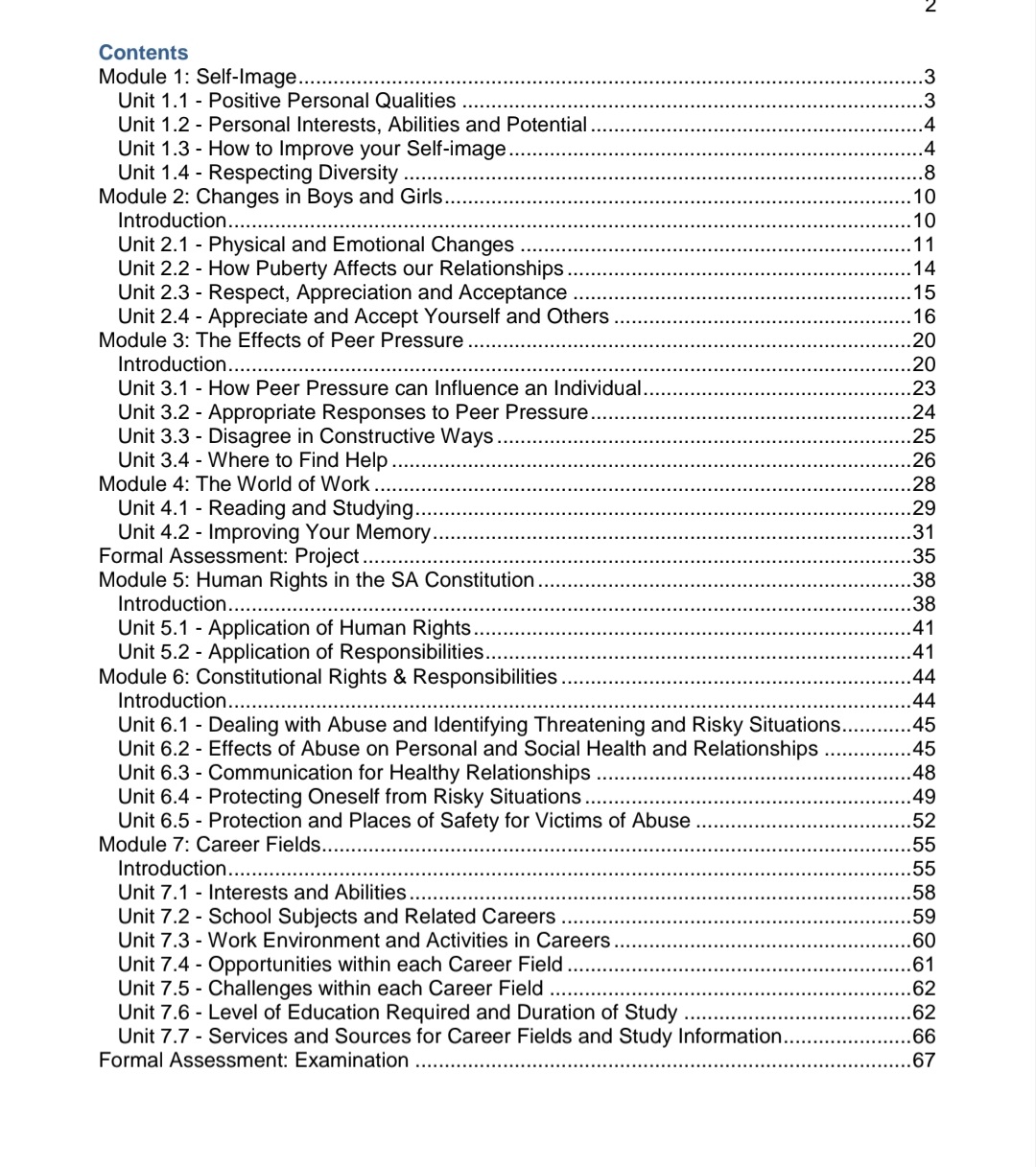 Grade 7 Life Orientation Summary (Term 1- 4) - Image 2