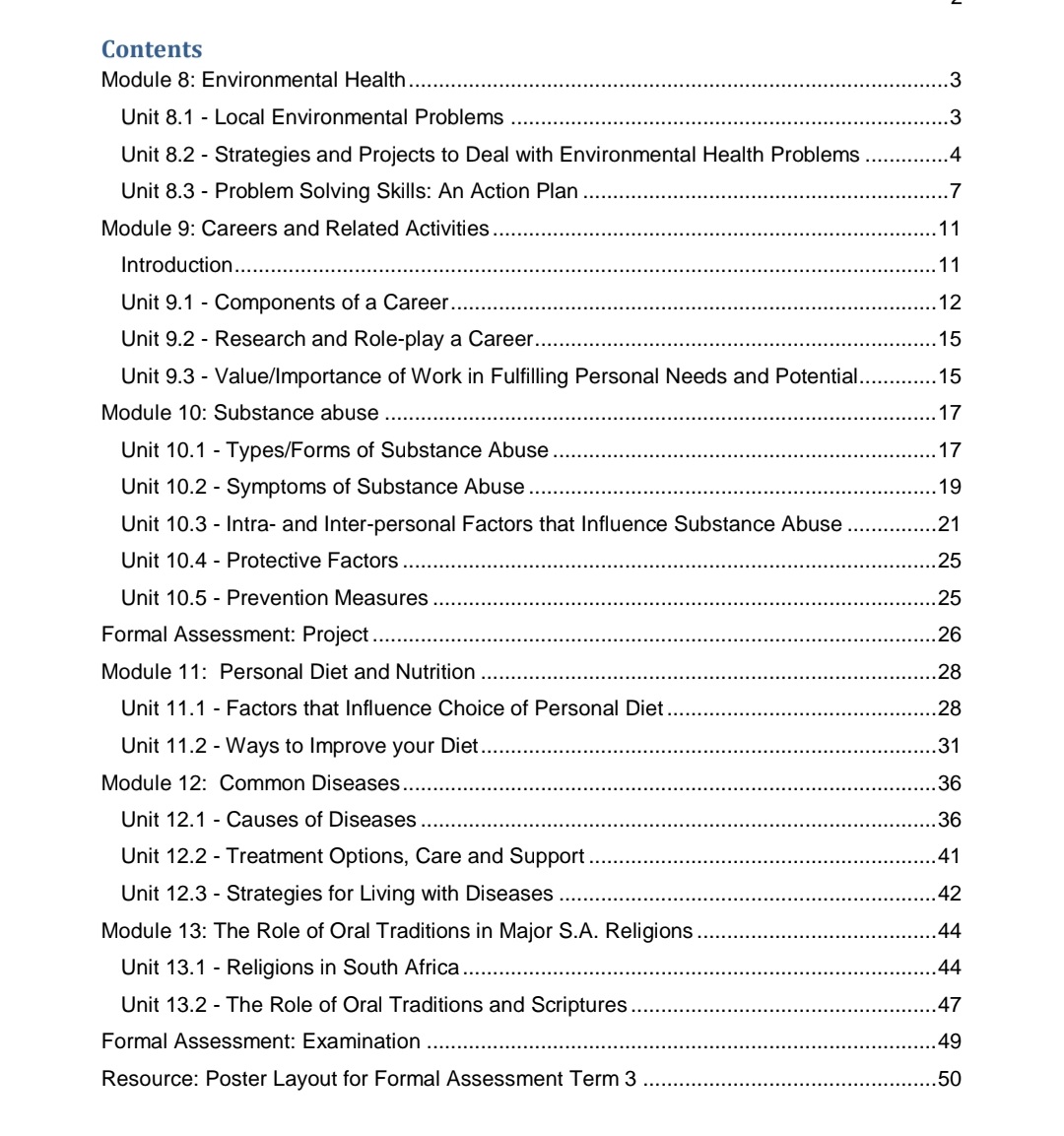 Grade 7 Life Orientation Summary (Term 1- 4) - Image 5