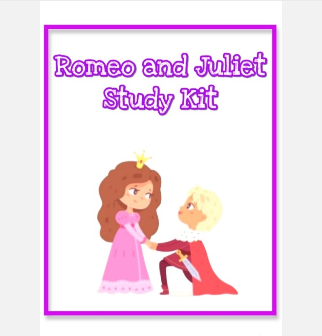 Romeo and Juliet Study Guide