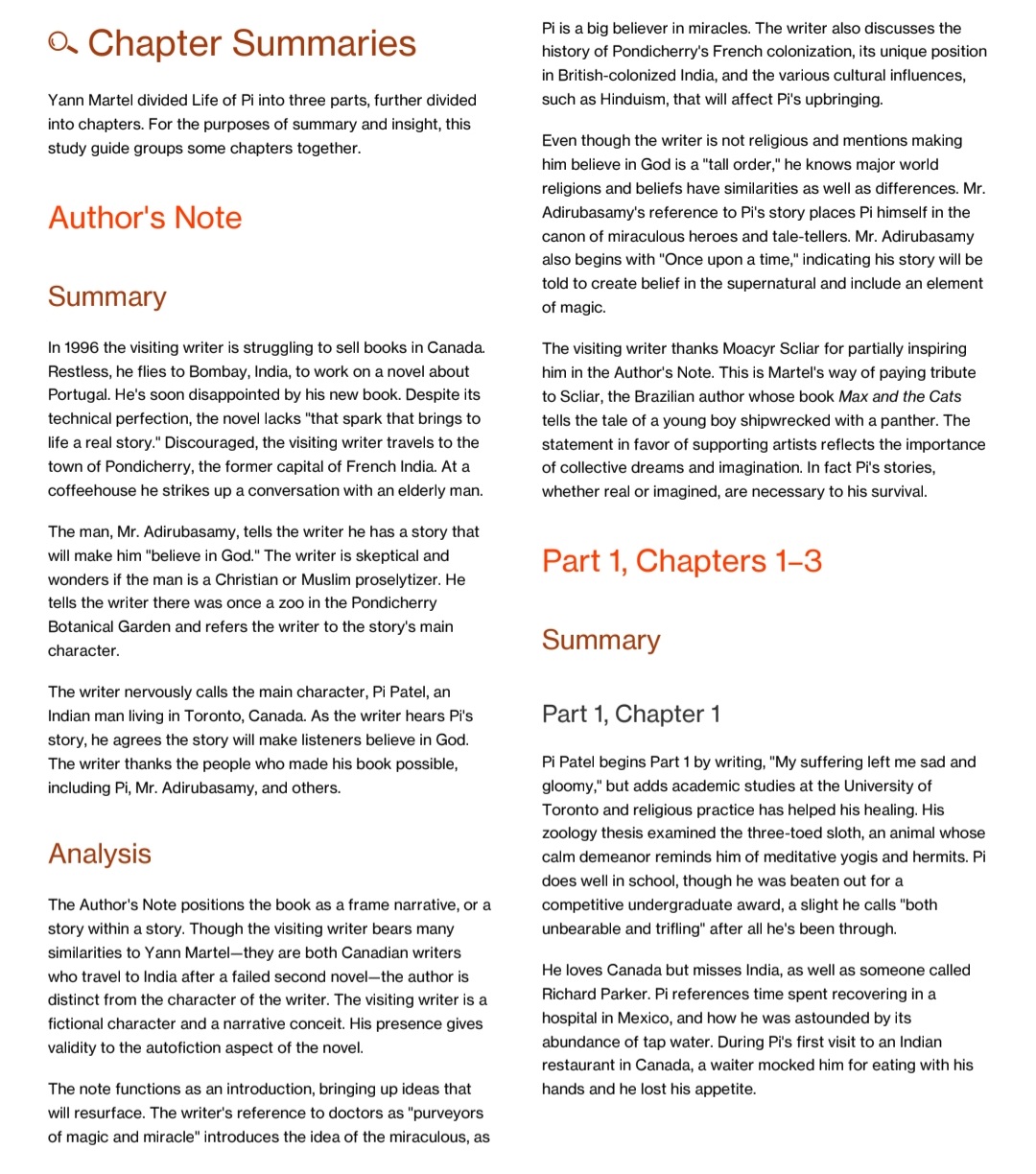 Life of Pi Study Guide - Image 4