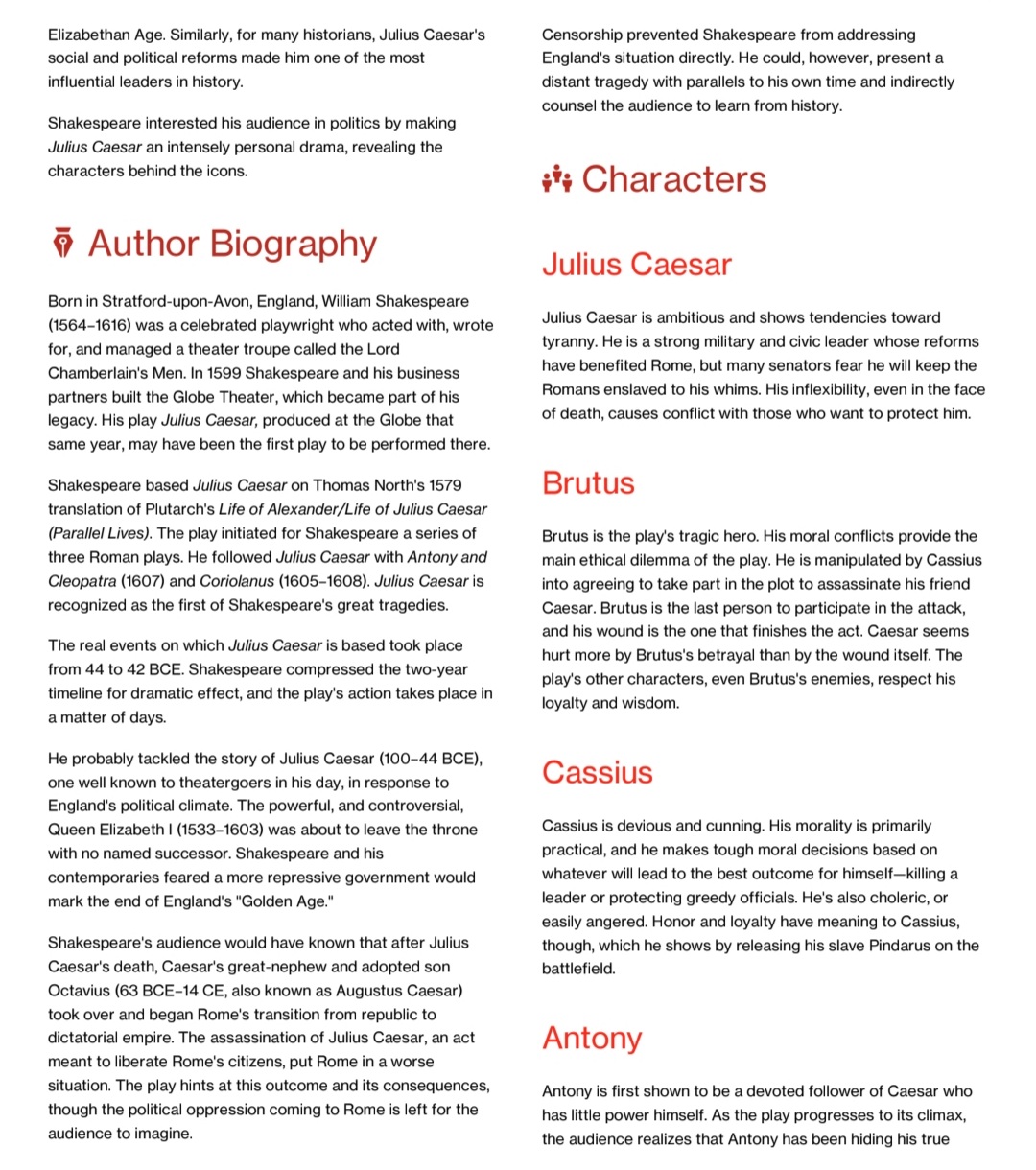 Julius Caesar Study Guide - Image 3