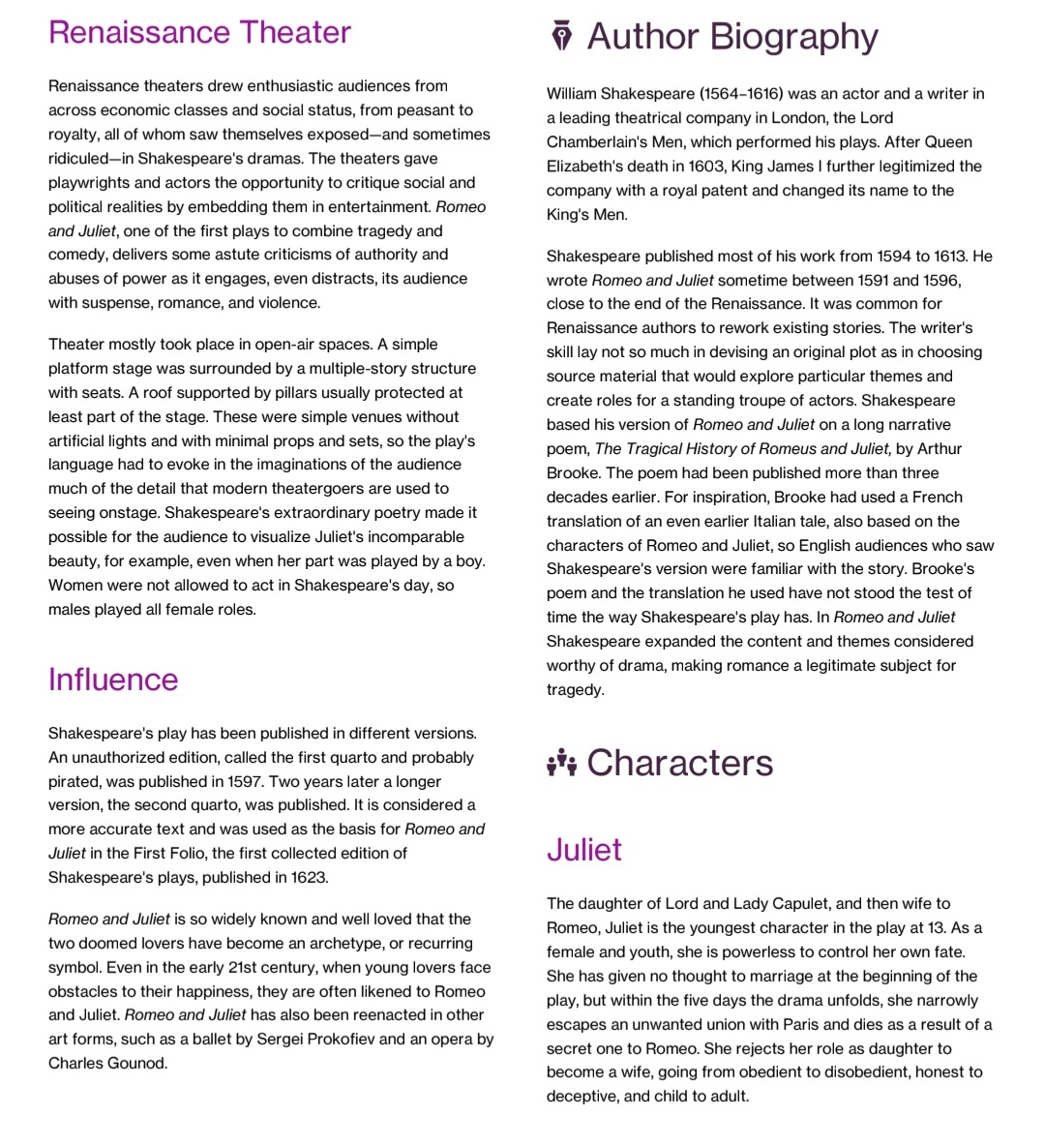 Romeo and Juliet Study Guide - Image 2