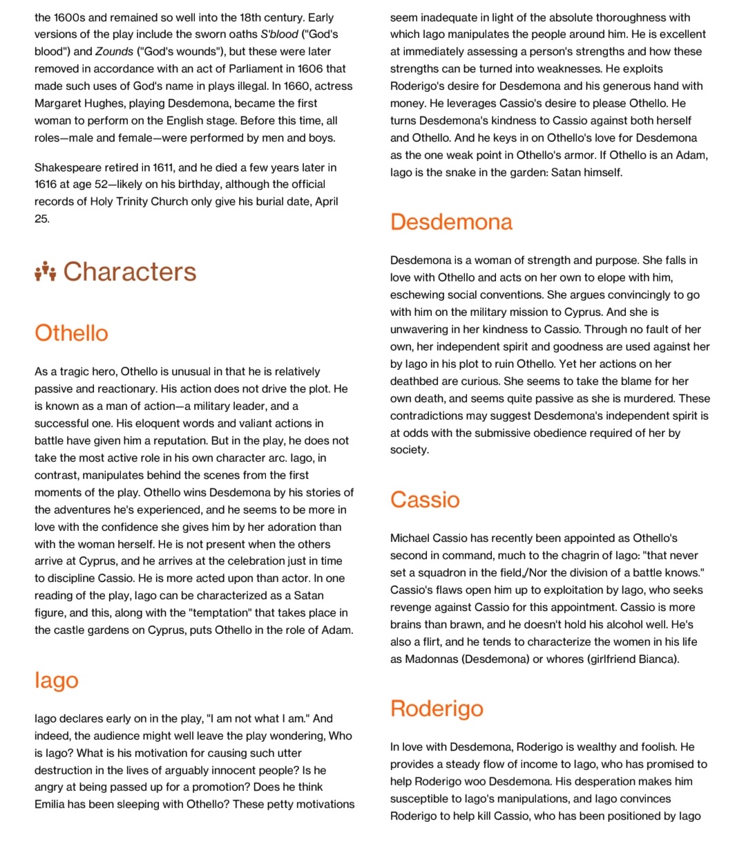 Othello Study Guide - Image 2