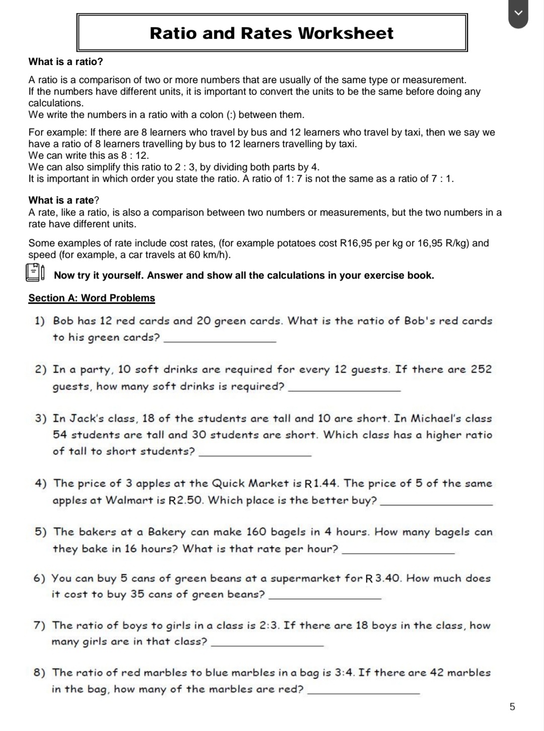 Grade 8 Mathematics Revision - Image 4