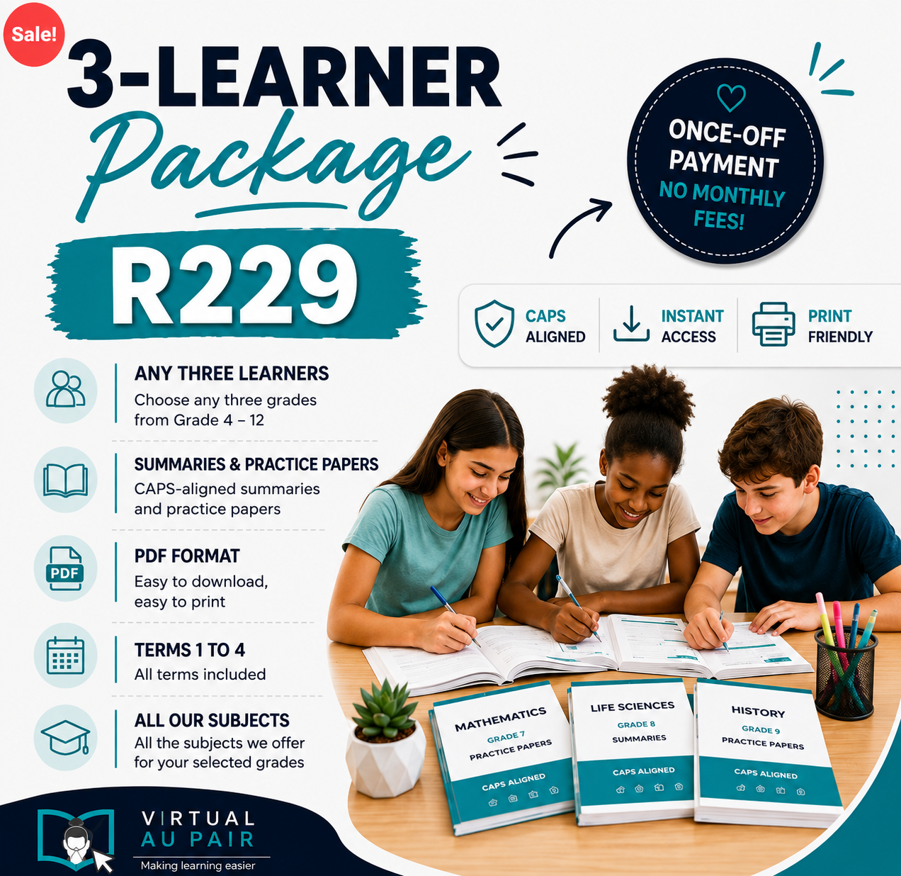 Family Package : 3 learners