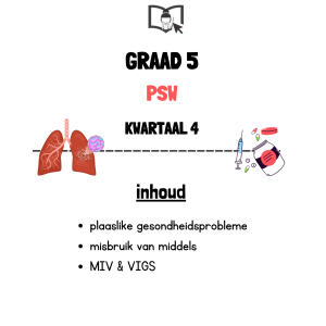 Graad 5 Persoonlike en Sosiale Welstand Kwartaal 4