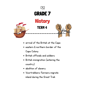 Grade 7 History Term 4